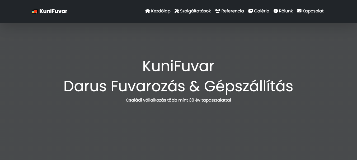 Referencia projekt 2 - Kunifuvar.hu